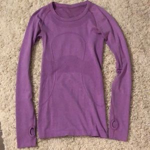 Purple lululemon long sleeve